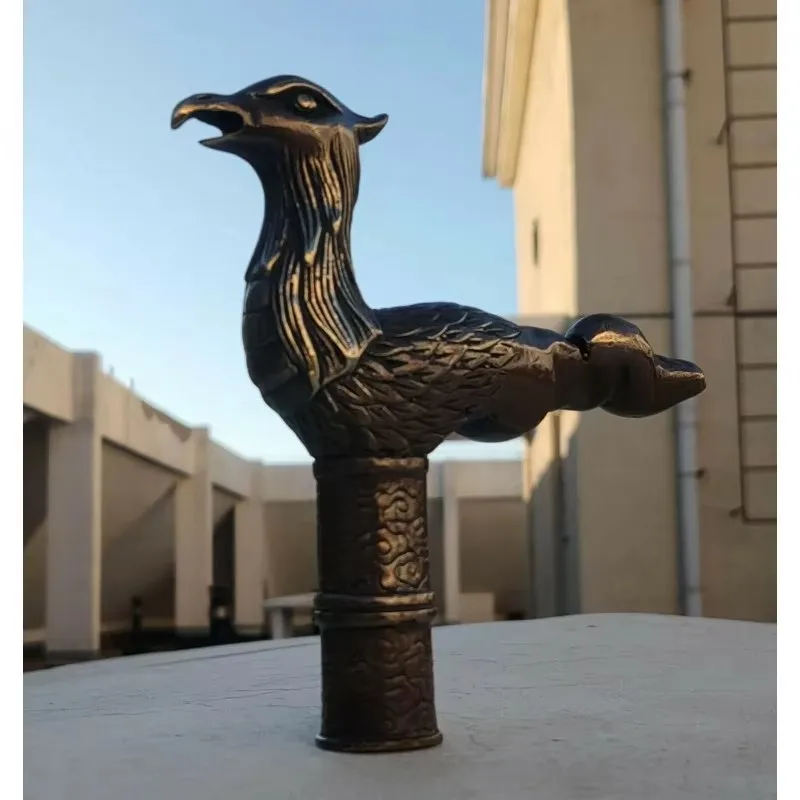 Фототрость с бронзовым пистолетом держателем птицы орла Феникса