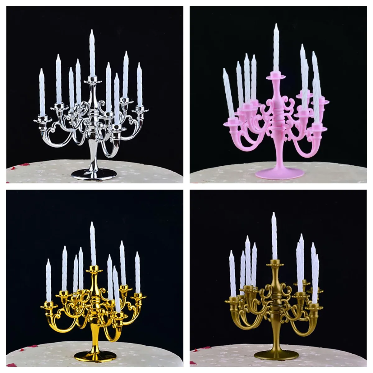 Candlesticks Model Pretend Play House Toys For Kids Children