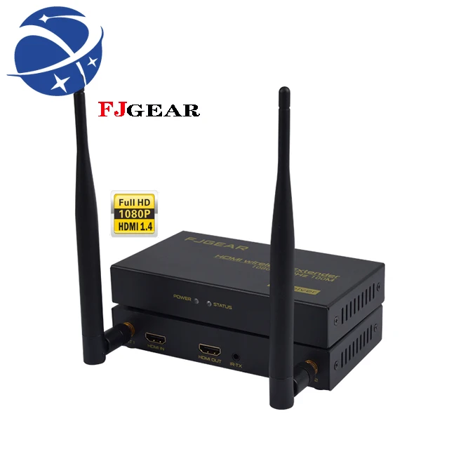 Yyhc fjgear беспроводной HD MI удлинитель/адаптер HD 1080P 100m hd mi к hdmi беспроводной с ИК-поддержкой