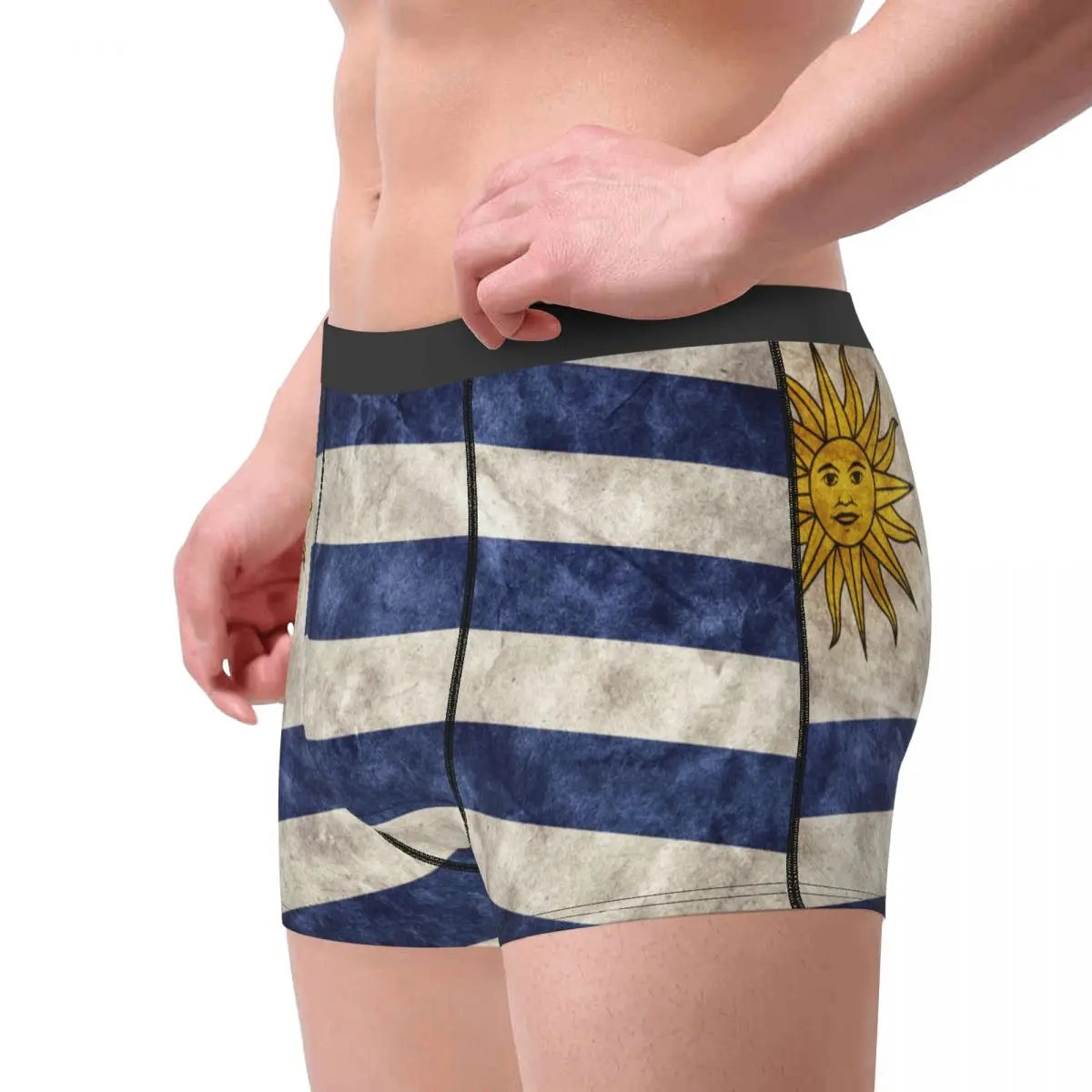 2022 полиэстер флаг страны уругва винтажные мужские брифы трусы нижнее белье для