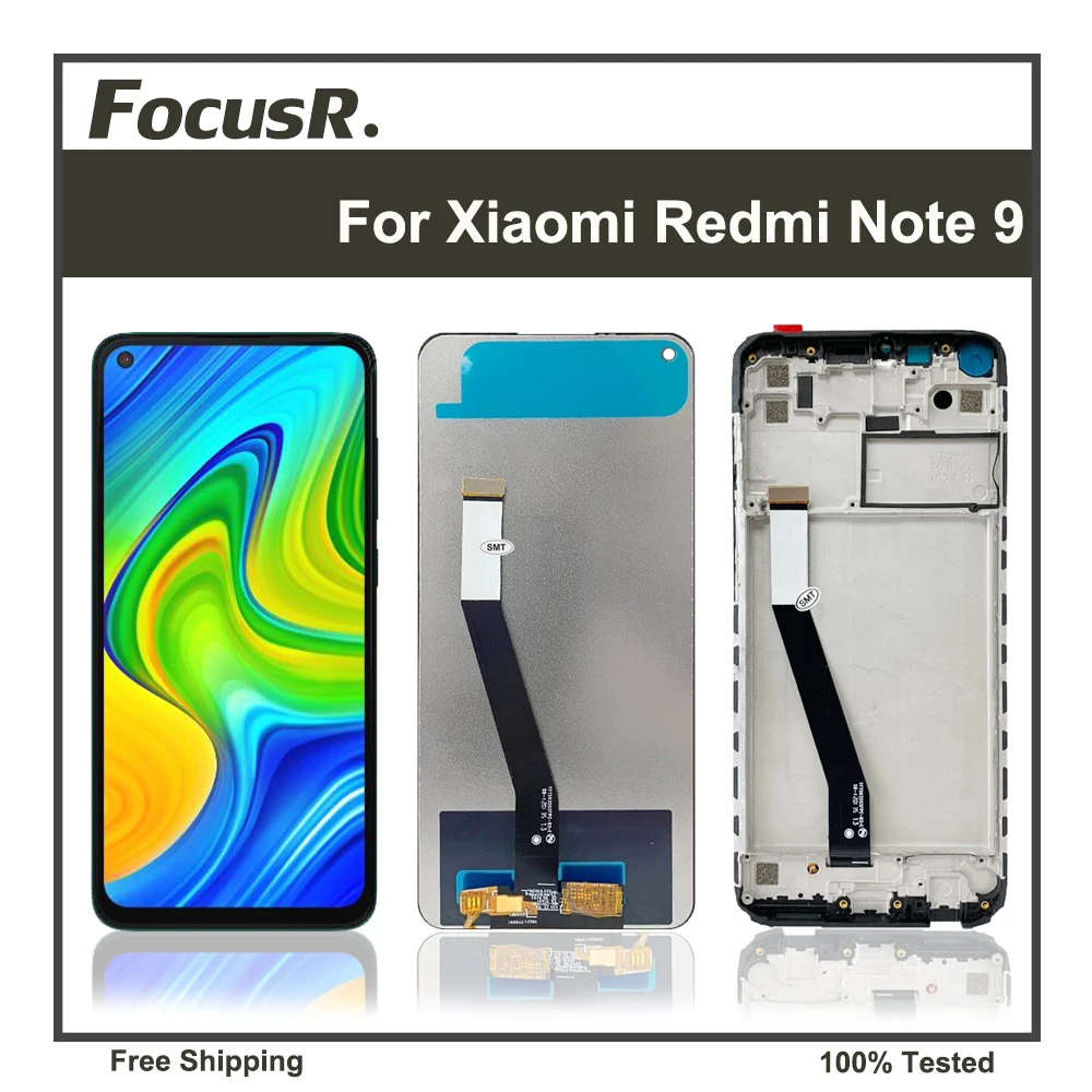 

ЖК-дисплей 6,53 дюйма для Xiaomi Redmi Note 9, сменный дигитайзер сенсорного экрана в сборе для Redmi10X, 4G, M2003J15SC, M2003J15SG, часть