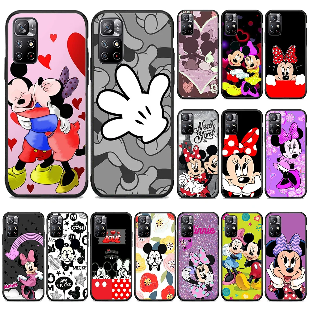 Черный чехол B-2 Minnie для OPPO A37 A36 A15 A54S A12S A57 A11K A54 A53 A15S A52 A55 A12 A58 A12E 5G
