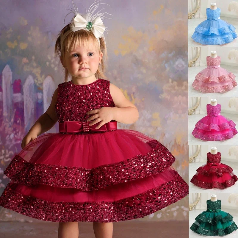 Платье принцессы для девочек 1-3 лет