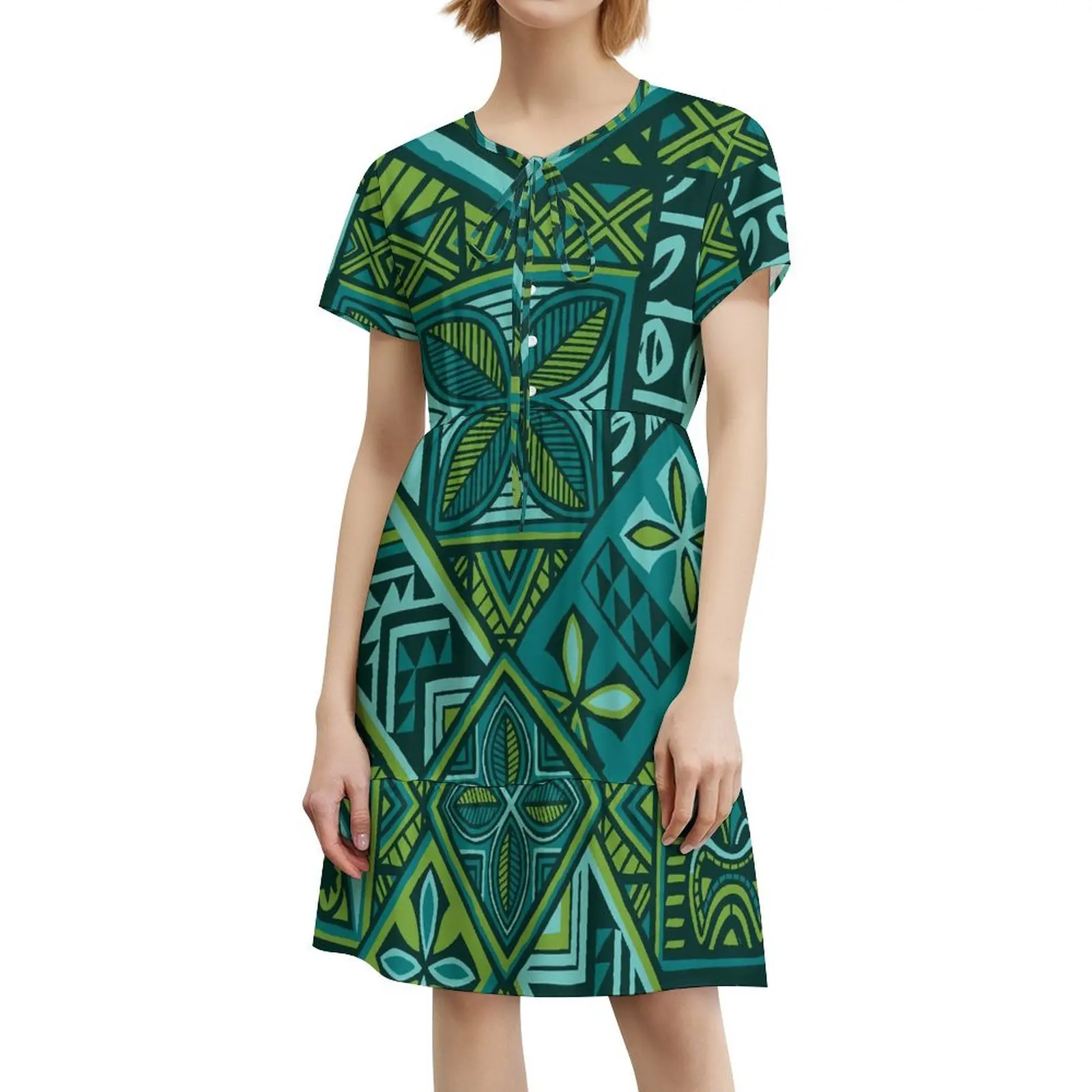 Женское праздничное платье Pacific Island полинезийское женское летнее длиной до