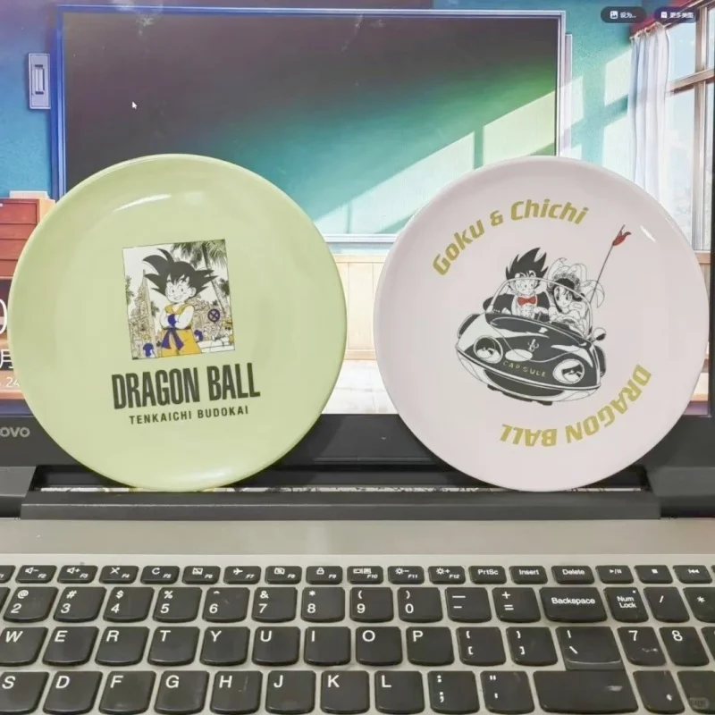 Фото Тарелка для ужина Bandai Dragon Ball Ichiban Kuji с забавными мультяшными персонажами, меламиновая тарелка, подарок на день рождения, игрушки №4