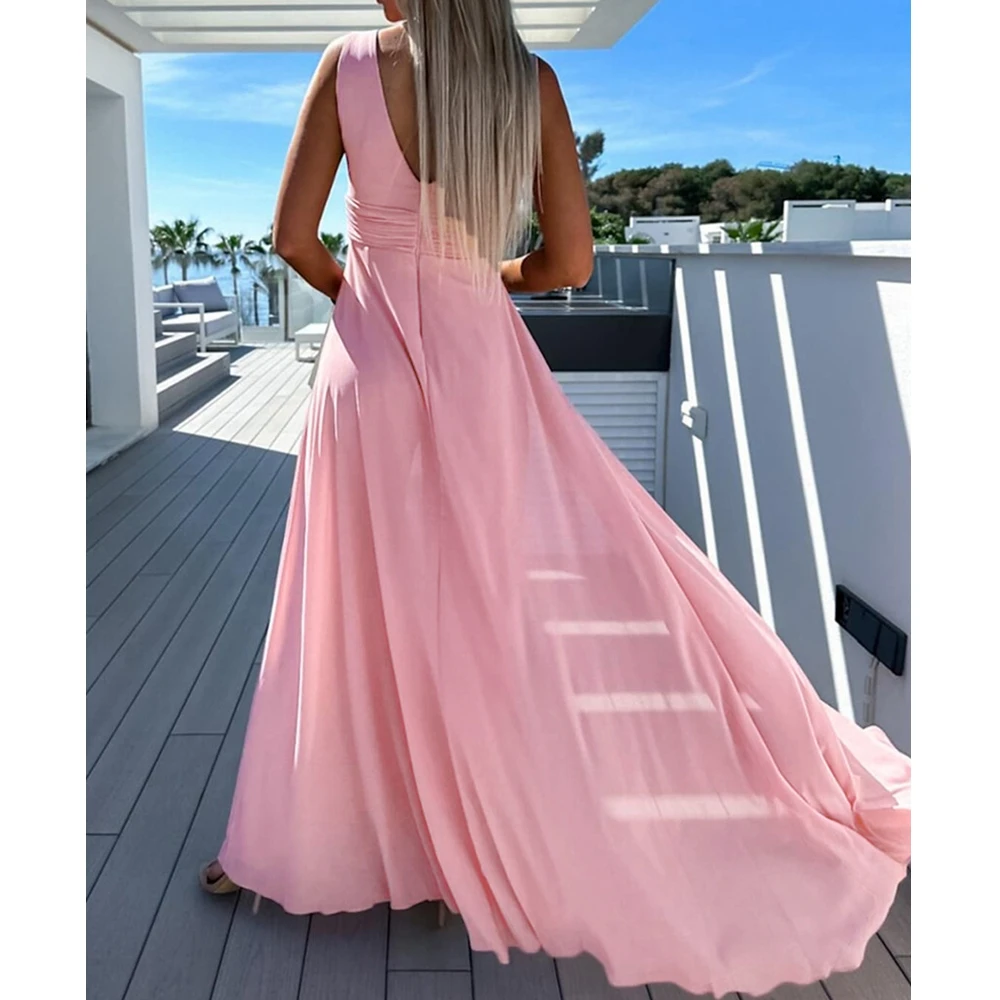 

Wepbel Jumpsuit with Trailing Solid Color and V-neck Street Party Office Jumpsuits Slim Fits High Waist Wide Leg Pants Jumpsuits