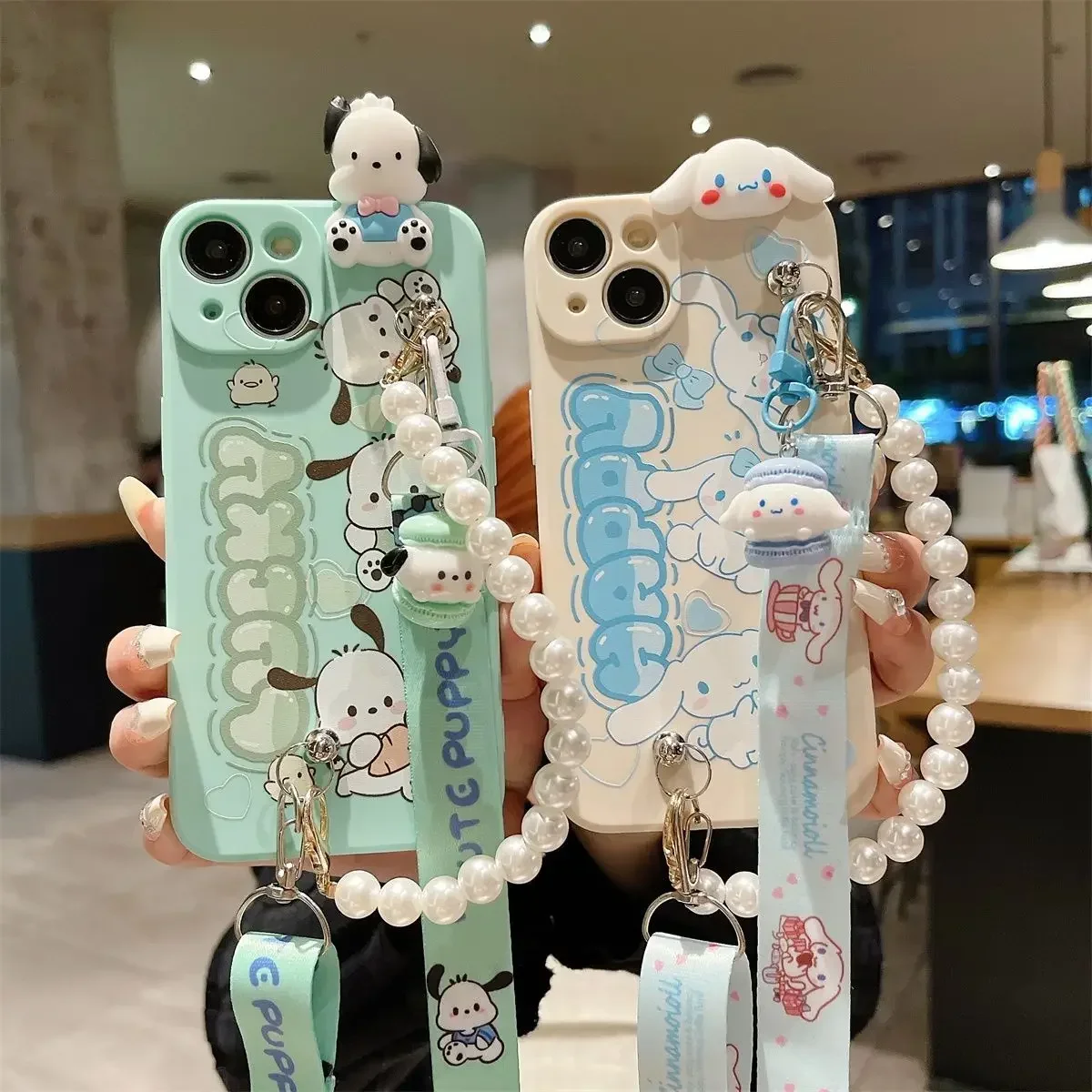 Sanrio Cinnamoroll почтовые Симпатичные чехлы для телефонов iPhone 16 15 14 13 12 11 Pro Max Mini XR XS MAX 8X7