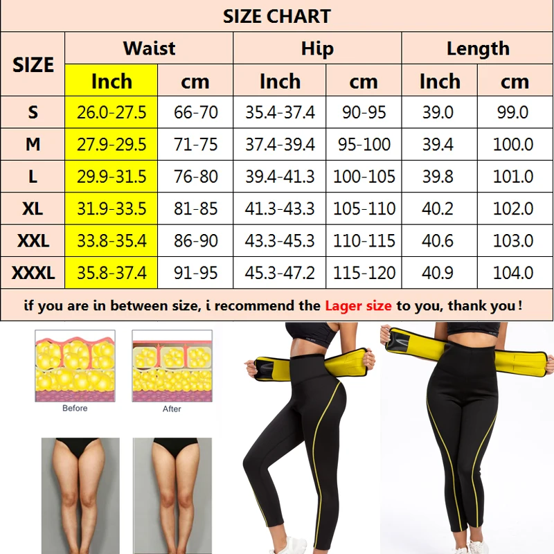 LANFEI High Waist Neoprene Slimming Pants Women Waist Trainer Cincher Belt Sweat Sauna Panties Trouser Tummy Control Girdle Suit