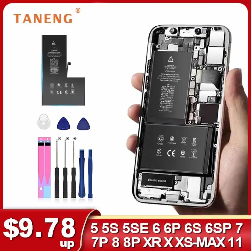 

Аккумуляторная батарея для iPhone 8 7 6S 7P 6 Plus 7S X 5S 5 5SE