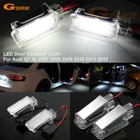for audi q7 4l 2007 2008 2009 2010 2011 2012 ultra bright smd led courtesy door light lamp no obc error car accessories