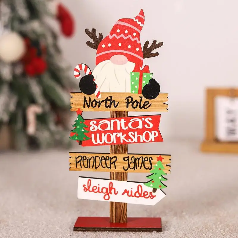 Настольное украшение для рождественской елки Санта-Клаус Счастливого Рождества