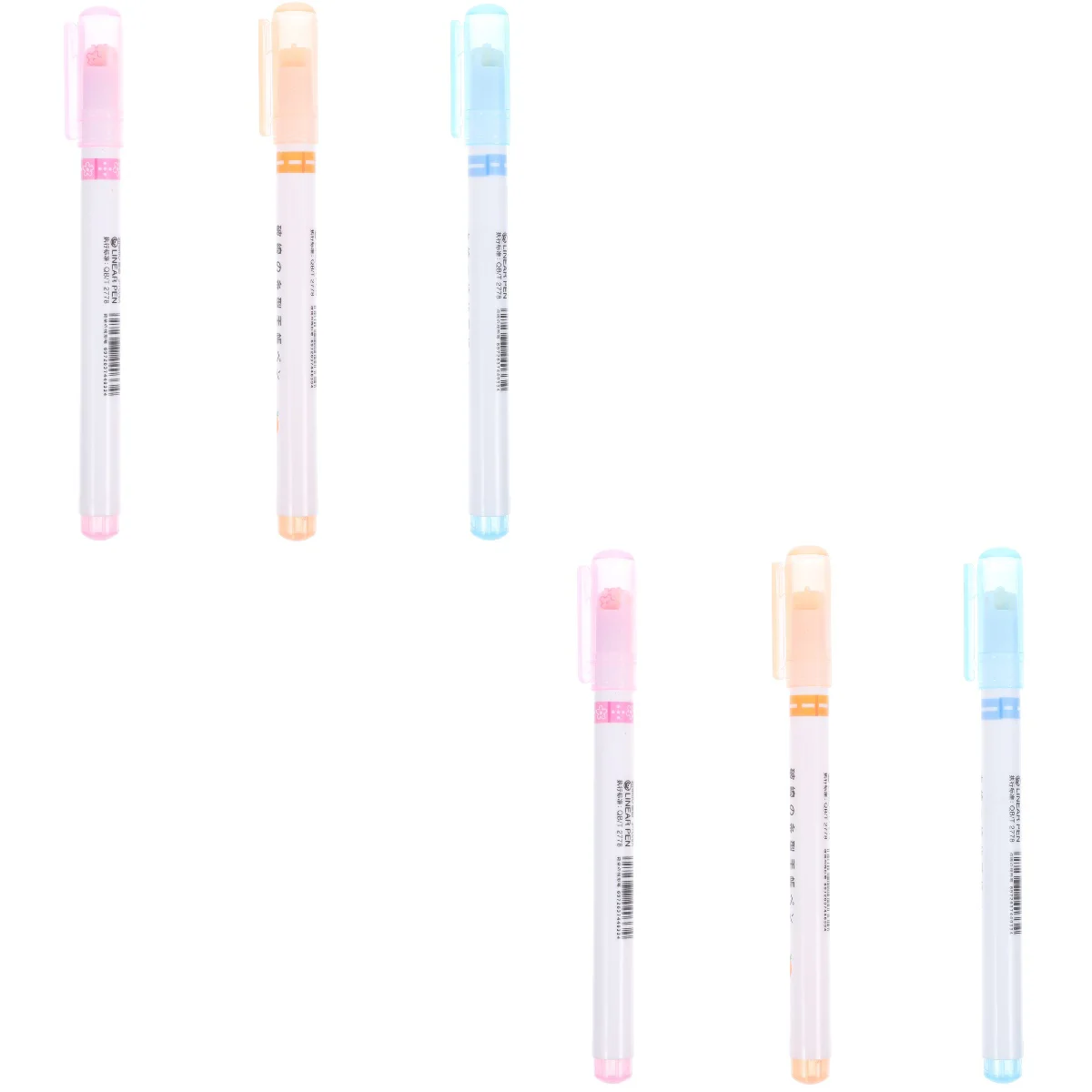 

6 Pcs Multi-function Highlighter Pens Students Marker Pens Book Highlighting Pens