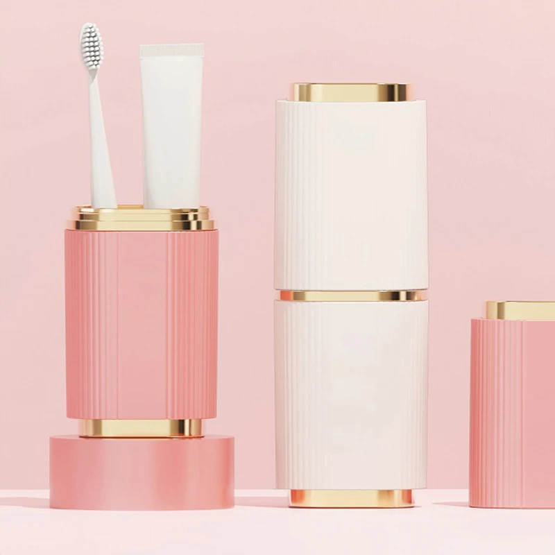 

Portable Storage Box Travel Wash Cup Set Toothpaste Tooth Brush Towel Portable Toothbrush Protector Home Organizer Bathroom Box