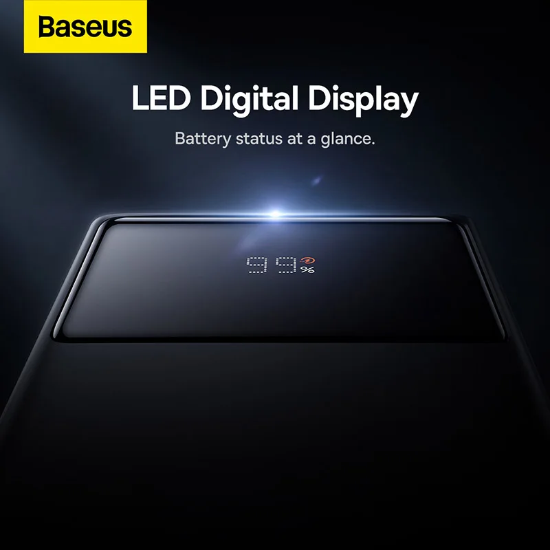 Baseus 30000mAh Power Bank 22.5W Fast Charging Portable Charger External Battery Powerbank For Huawei P50 Xiaomi 20000 PoverBank - купить по