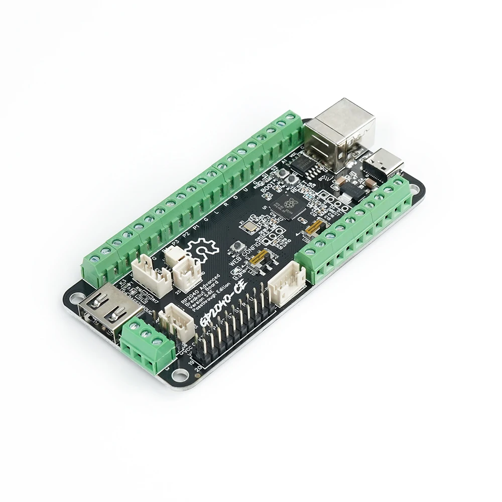TicKnot V5.6E RP2040 Advanced Breakout USB Passthrough PICO Fighting Board для PS5/PS4/PC DIY Fight Stick Arcade Hitbox NS