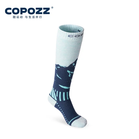 COPOZZ Детские лыжные носки из мериносовой шерсти