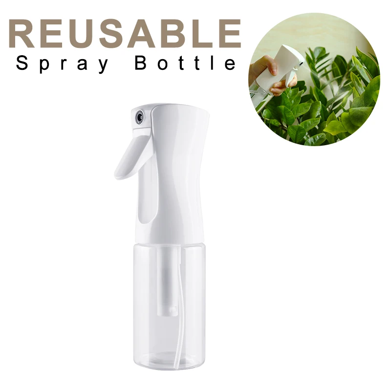 

Refillable Ultra Fine Mist Water Sprayer 160ml Empty Spray Bottle for Hair Styling Cleaning Plants Misting & Skin Care