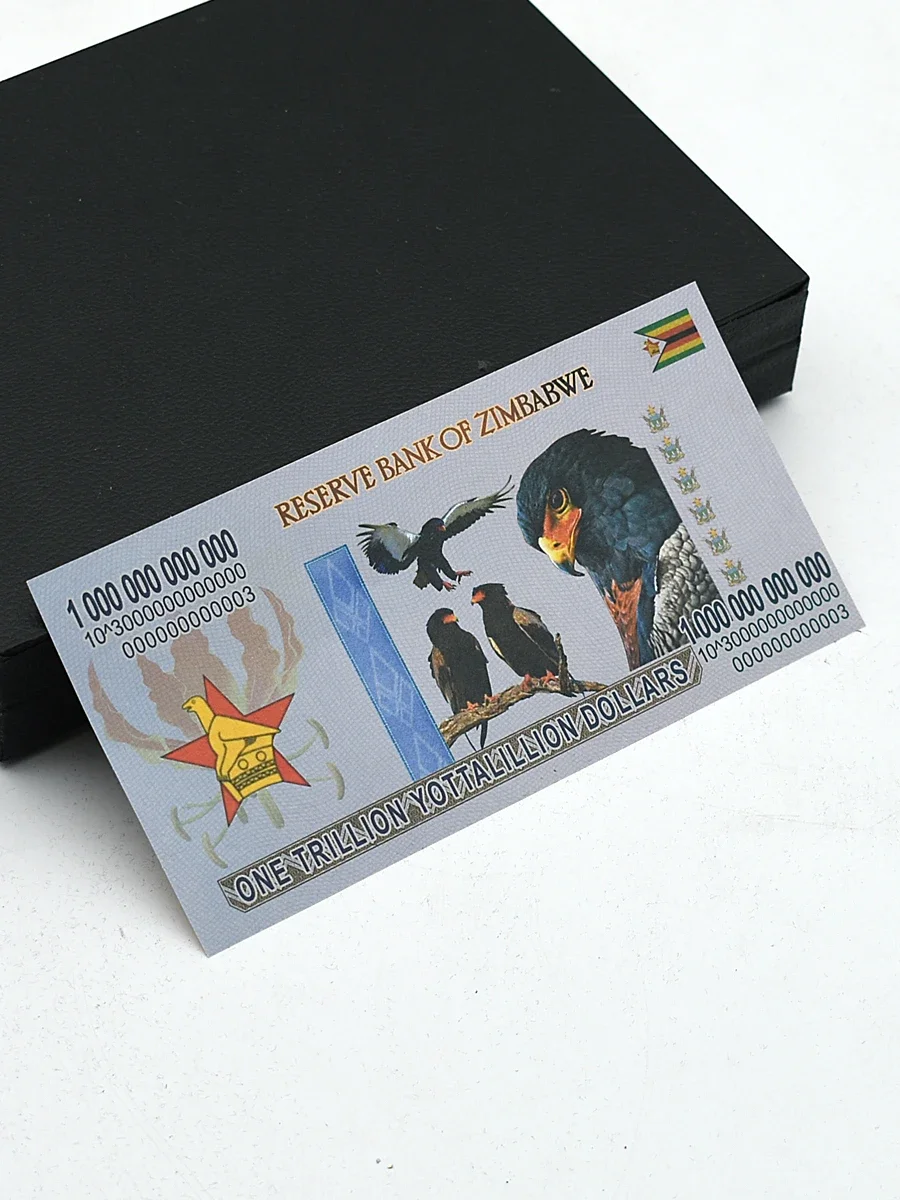 Коллекционные банкноты Зимбабве 1 триллион йотталлион долларов MAI KE crafts