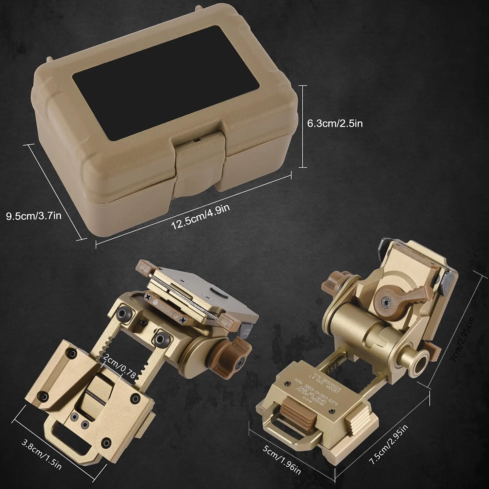 L4G24 NVG металлический держатель для шлема очки ночного видения крепление спорта на