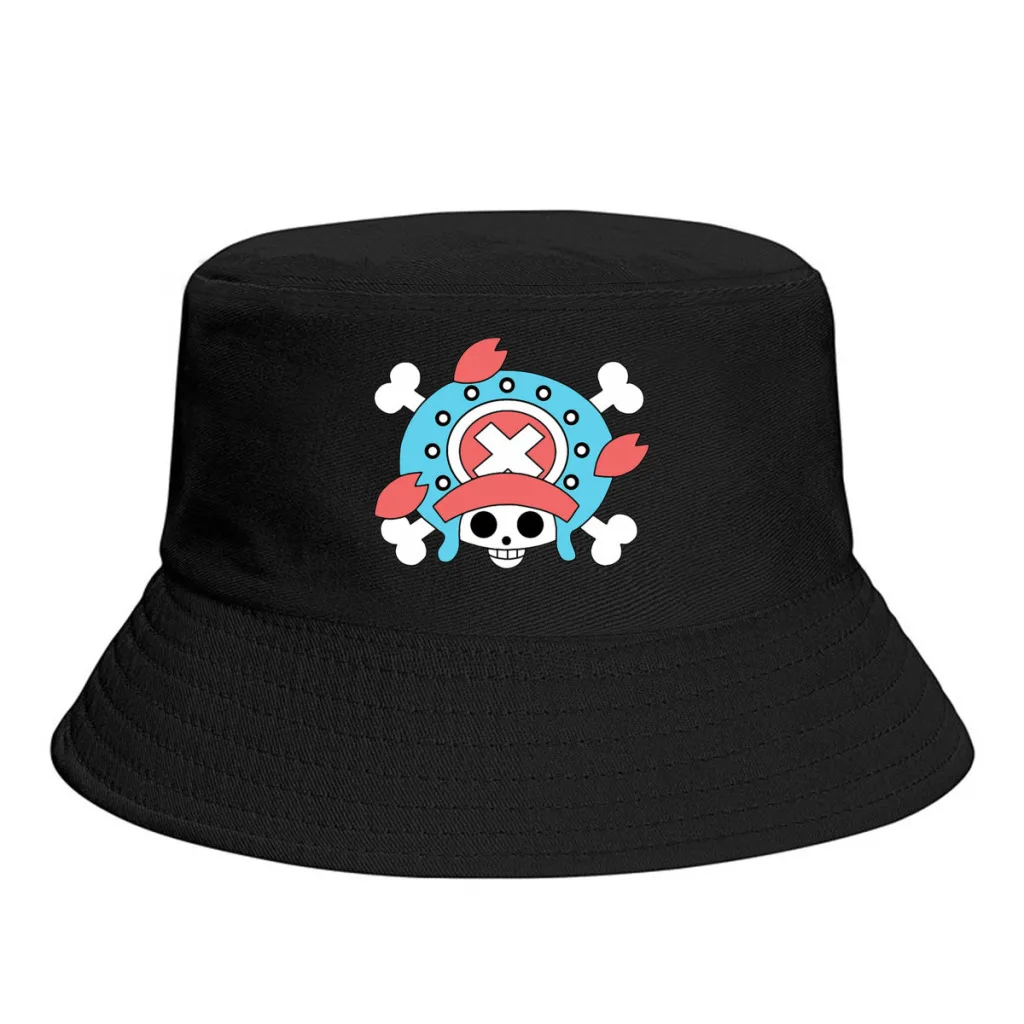 

Logo Choper One Piece Men Women Bucket Hat Beach Sun Protection Girl Panama Cap Visor Sun Hats Fisherman Caps