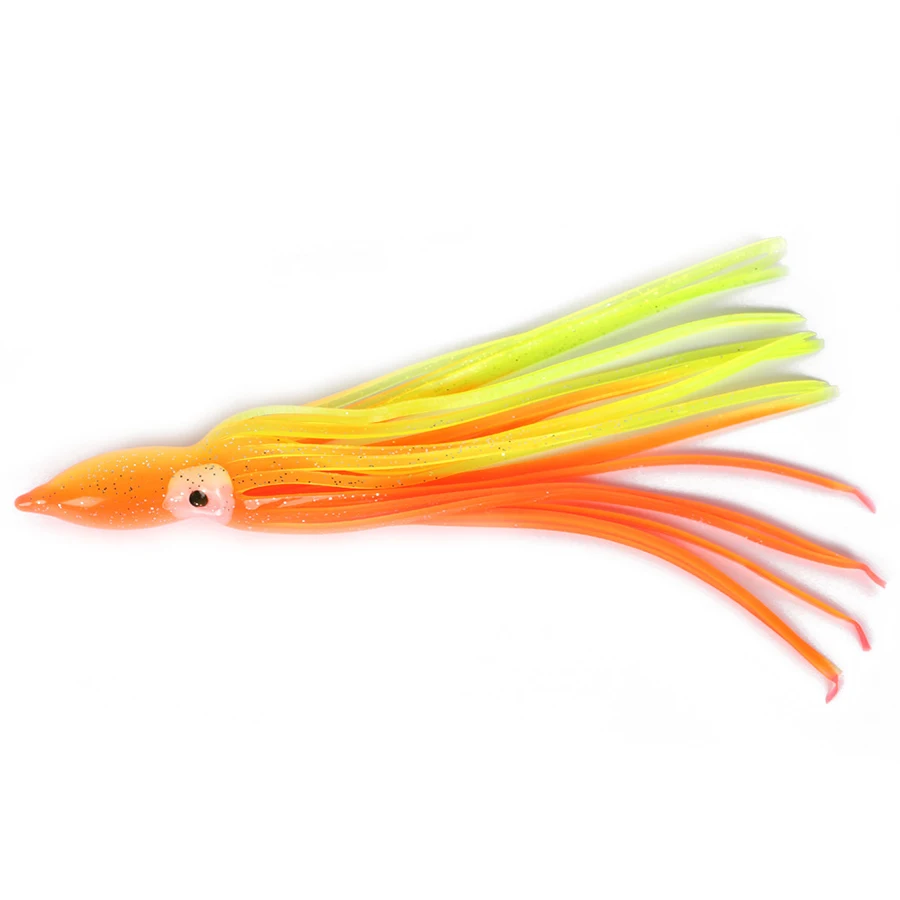 

Squid Fishing Lures Pack of 20 Squid Baits Saltwater Soft Lures 12cm 5g Soft Artificial Bait 12cm 5g Trolling Fishing Lures