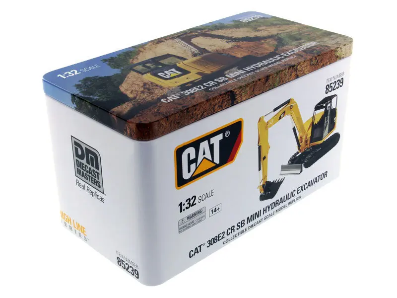 

Экскаватор CRSB 1:32 DM CAT 308E2, модель автомобиля из искусственного сплава, 85239 подарков, Сувенирные игрушки