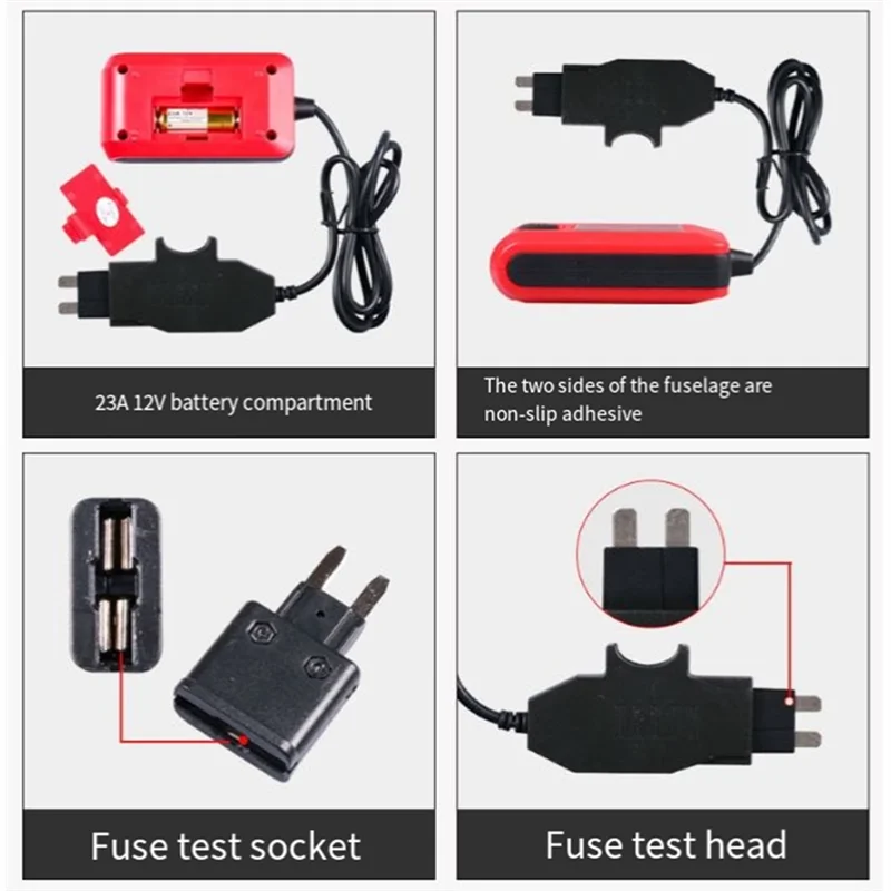 Автомобильный детектор тока 12 В 0 01a-19 99a амперметр предохранителя тестер утечки