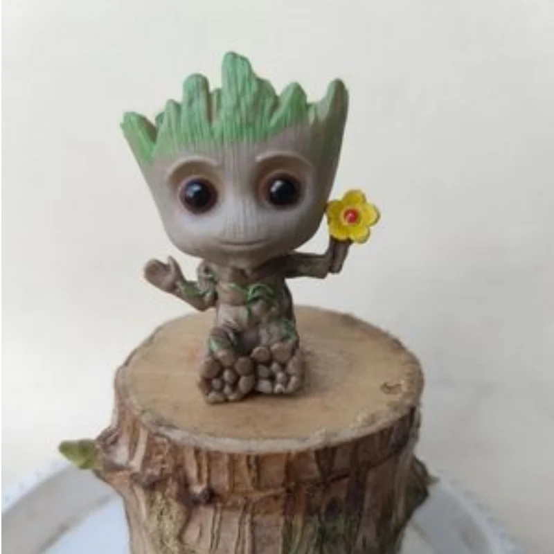 Цветочный горшок Marvel Грут стражи малыша галактика коллекционная игрушка