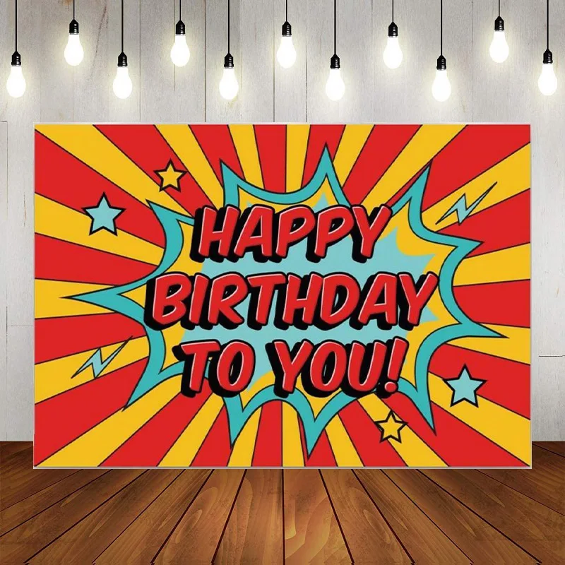 

Urban Street Graffiti Wall Happy Birthday Backdrop Retro Abandoned School Building Photography Background Party Banner Decor