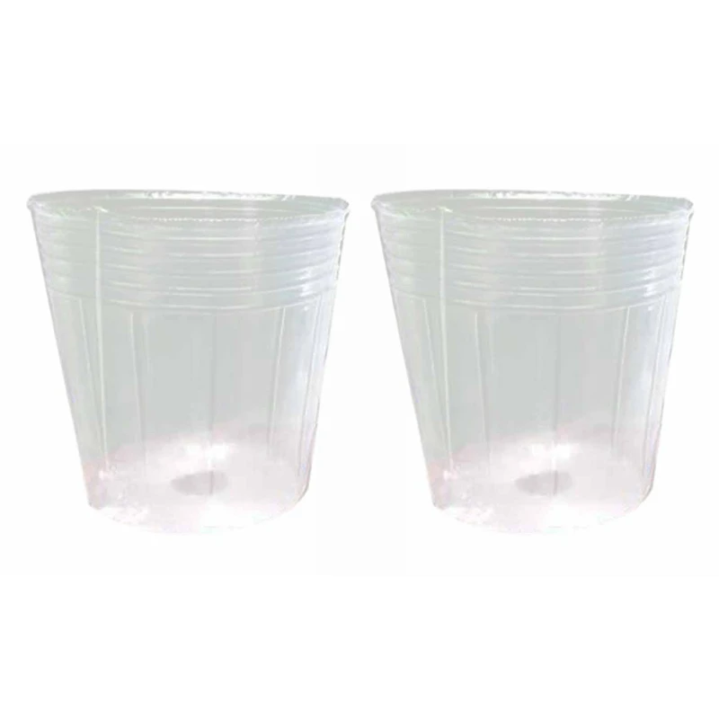 

100PCS Transparent Seedling Cup Succulent Orchid Transparent Pot Nutrition Bag Seedling Cup Nutrition Bowl Flower Pot