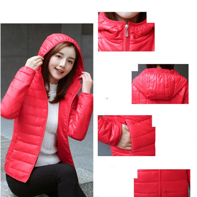 Women Autumn Winter Coat Parka Warmth Jacket Padded Jacket Free Shipping Cheap Wholesale Cropped Top Korean Fashion Light Jacket