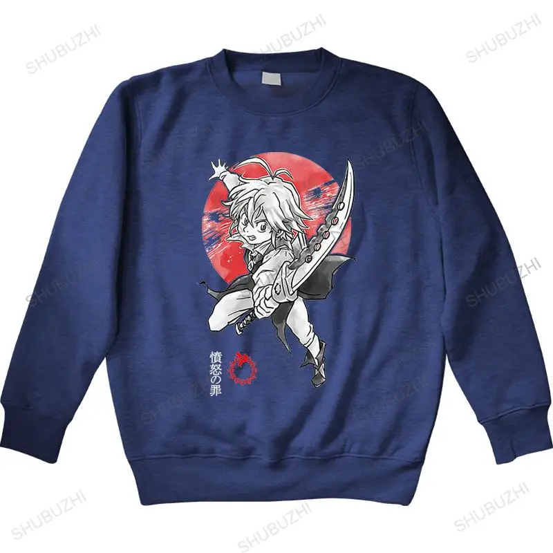 

Мужская осенне-зимняя толстовка с капюшоном и принтом «Семь смертных грехов»