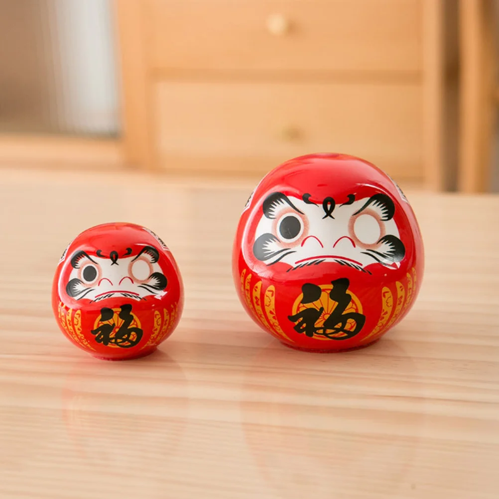 Маленькие украшения Bodhidharma керамическая японская фигурка Дарумы игрушка