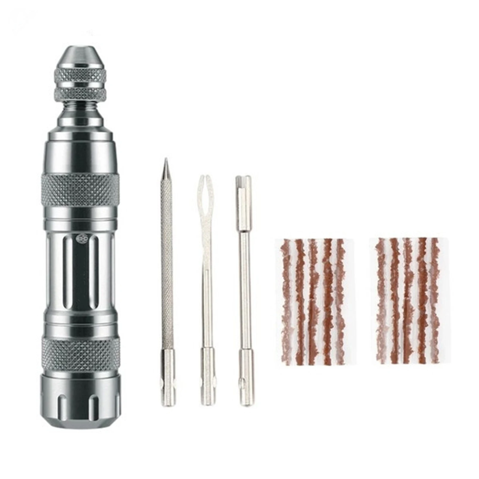 

Bike Tire Patch Kit Aluminum Alloy Tubeless Bike Tire Repair Kits Tubeless Bike Tire Tools For MTB Road Gravel