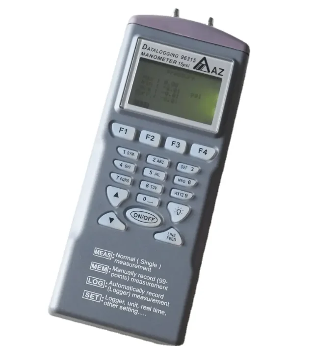 

AZ96315 factory outlet Manometer Recorder Digital Differential Pressure Manometer Data Logger 15 PSI AZ-96315