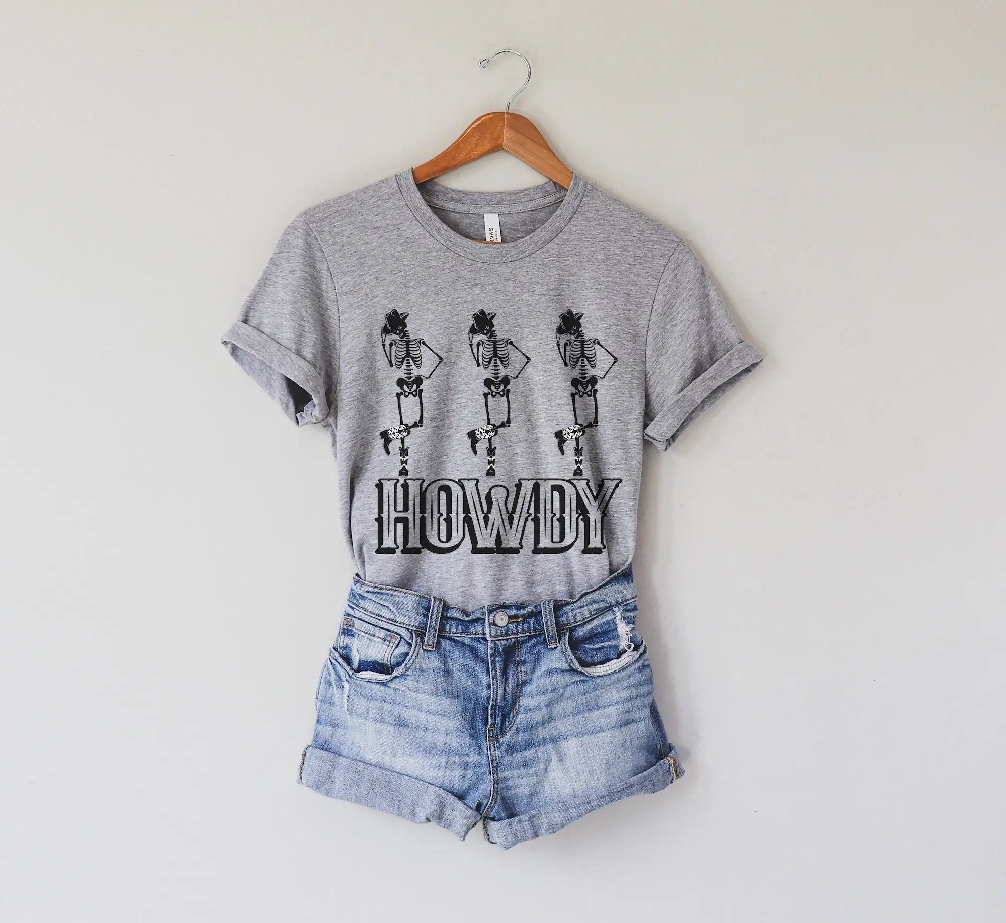 Футболка Howdy Skeleton Cowboys