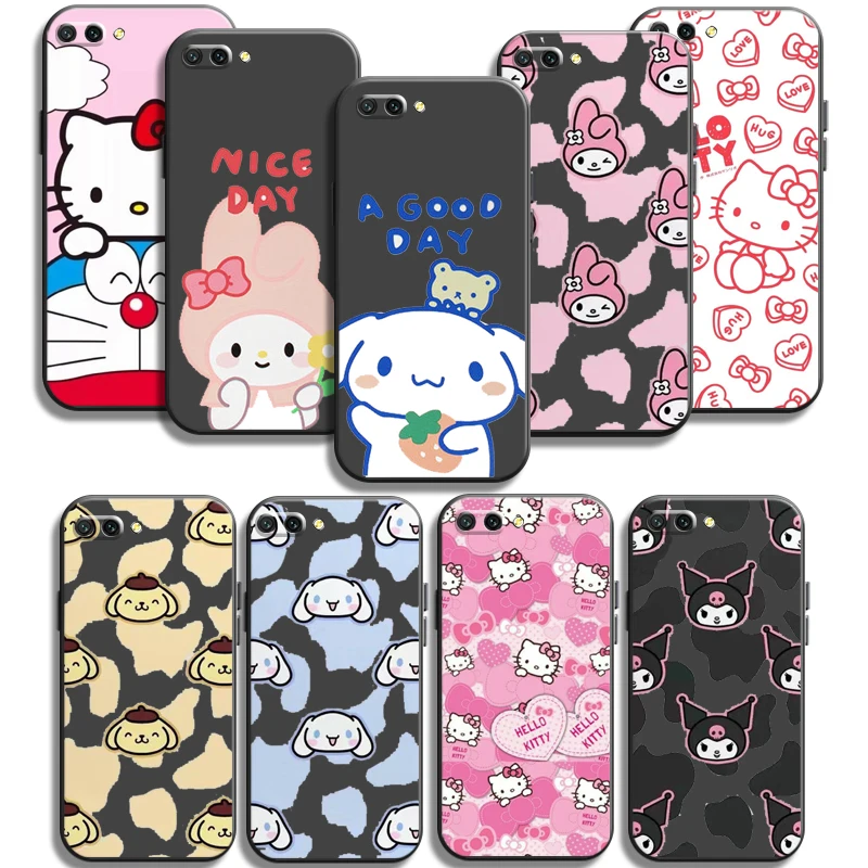 

Hello Kitty Cartoon Phone Cases For Huawei Honor Y6 Y7 2019 Y9 2018 Y9 Prime 2019 Y9 2019 Y9A Carcasa Coque Soft TPU Funda