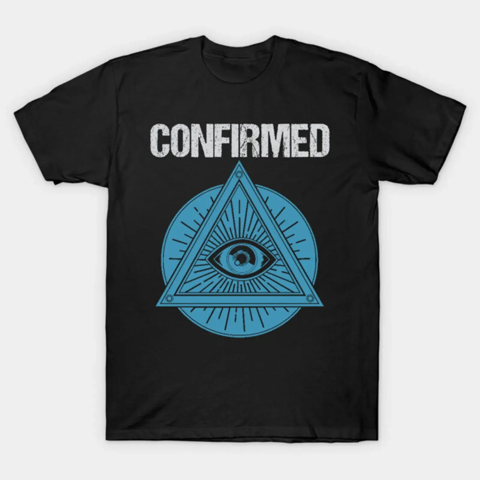 Фото Футболка Illuminati Confirmed T Shirt Dank Memes в винтажном стиле, повседневная, дизайнерская, универсальная, стильная, для мужчин №1