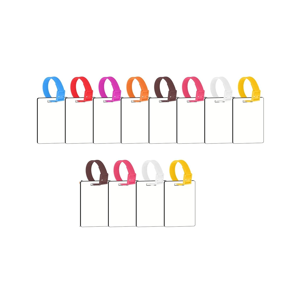 

12 шт., сублимационная искусственная кожа, двусторонний Печатный MDF чемодан, DIY праздничный подарок