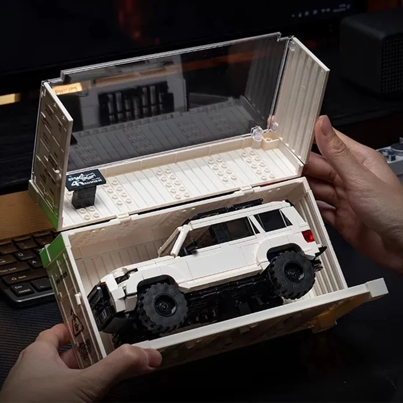 MOC 8809 Технический спортивный автомобиль 4Runner, строительный блок, скоростной автомобиль с контейнерными кирпичами, сборная игрушка, Рождественский подарок для мальчика и ребенка (art.: 3920ca3a5bb04) - 3920ca3a5bb04