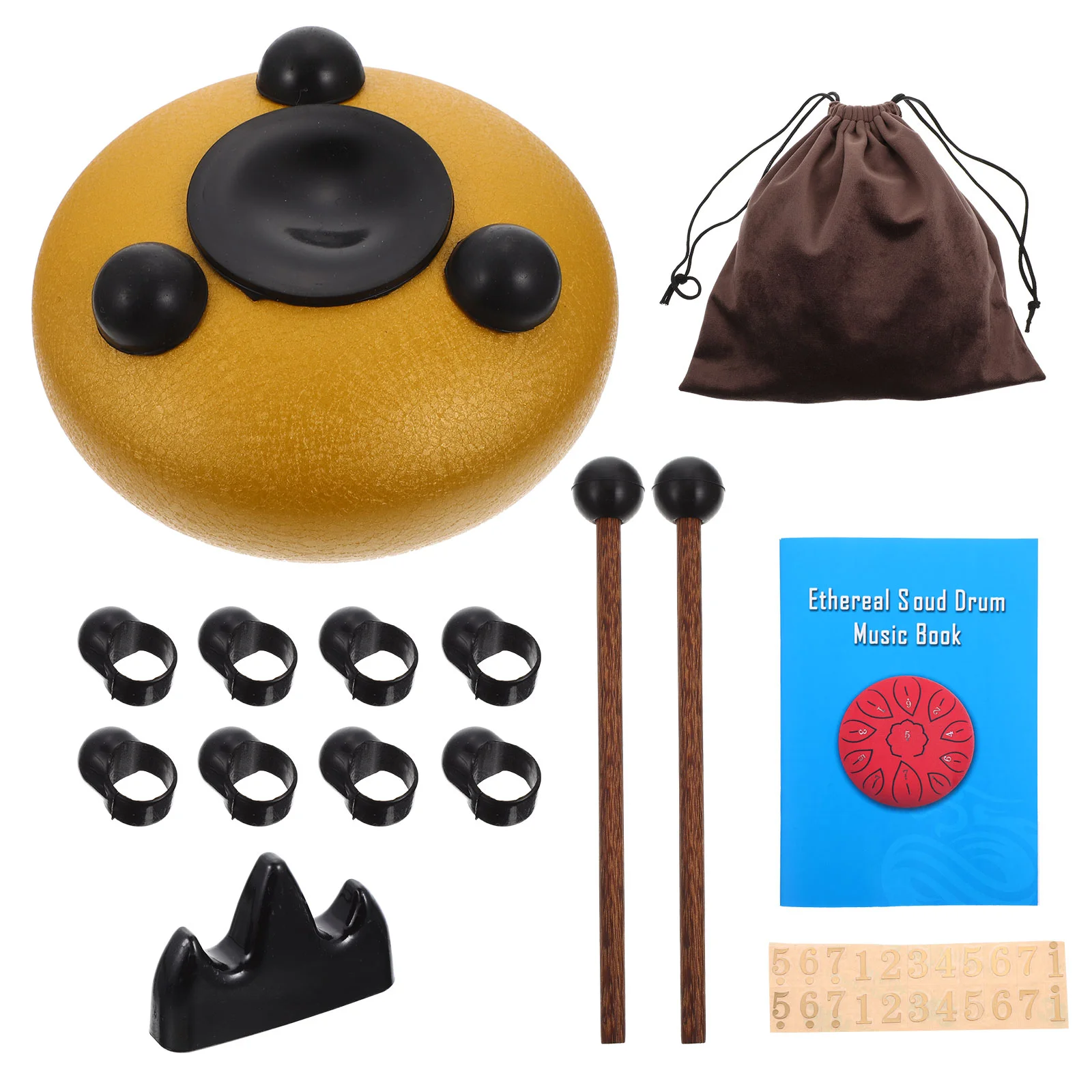 

1 set of Percussion Instrument Tongue Drum Musical Instrument Ethereal Drum