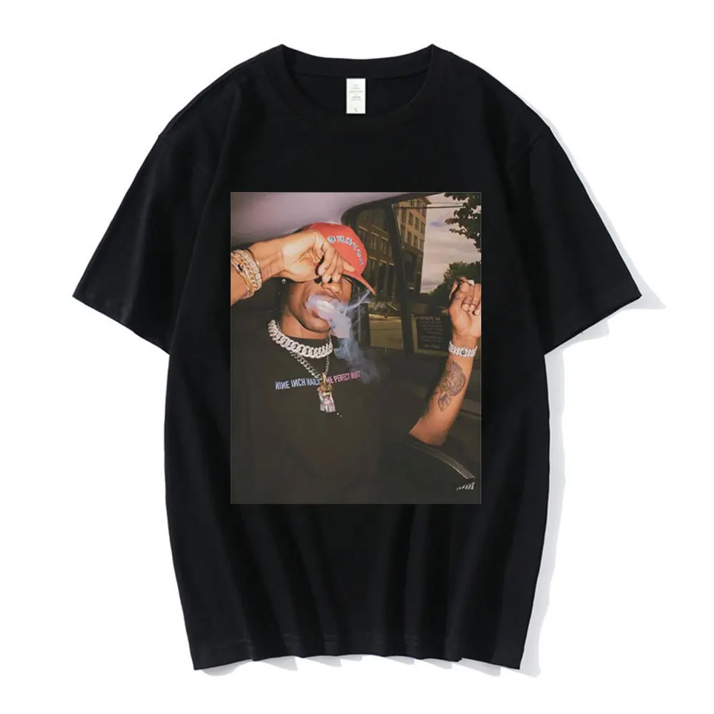 

Rapper Travis Scott Graphics Cactus Jack Vintage T Shirts Men's Summer Harajuku Streetwear T-shirts Cotton T-shirt EU Size Tops