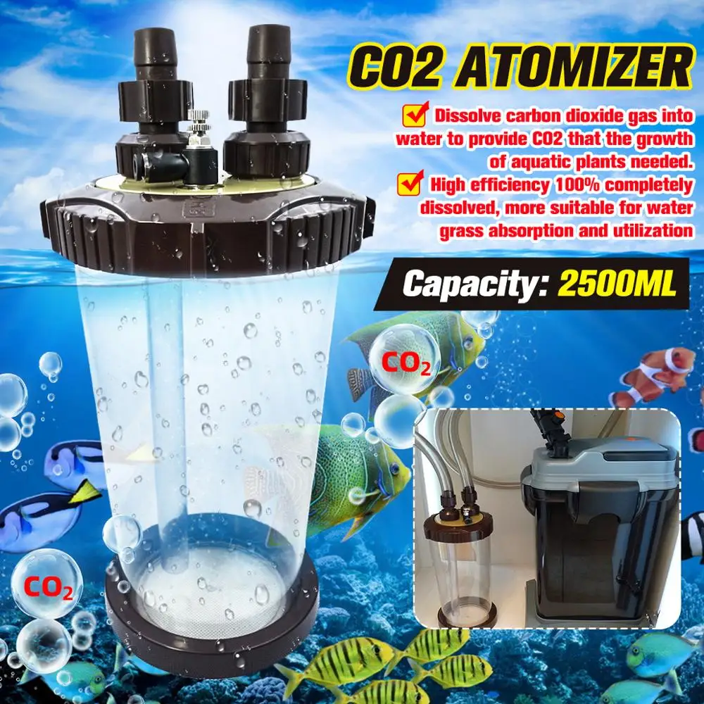 

Внешнее оборудование для аквариума Co2 диффузорный реактор