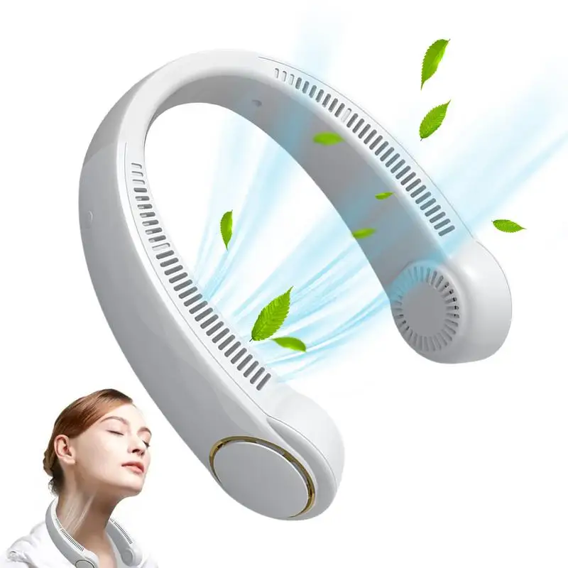 Безлопастной вентилятор без рук регулируемый угол наклона ленивый с шейным