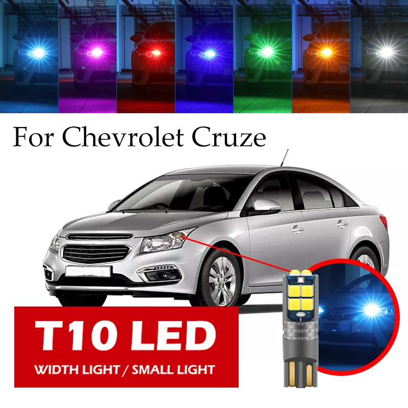 

1ps T10 LED W5W For Chevrolet Cruze Side Door Light, Small Headlight, Car Boot, License Plate Light