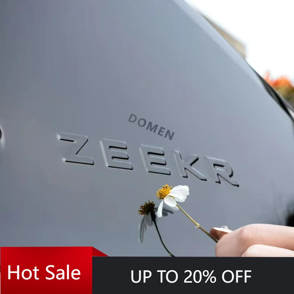 Фото DOMEN Новинка для ZEEKR 9X: Декоративная накладка на окна автомобиля, устойчивая к царапинам, черная, комплект для модификации внешнего вида Black Warrior №1
