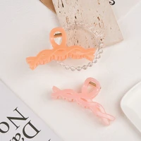 fashion cream jelly twist color women hair claw hairpin clips hair styling tools women hair claw girls accessory headwear gifts