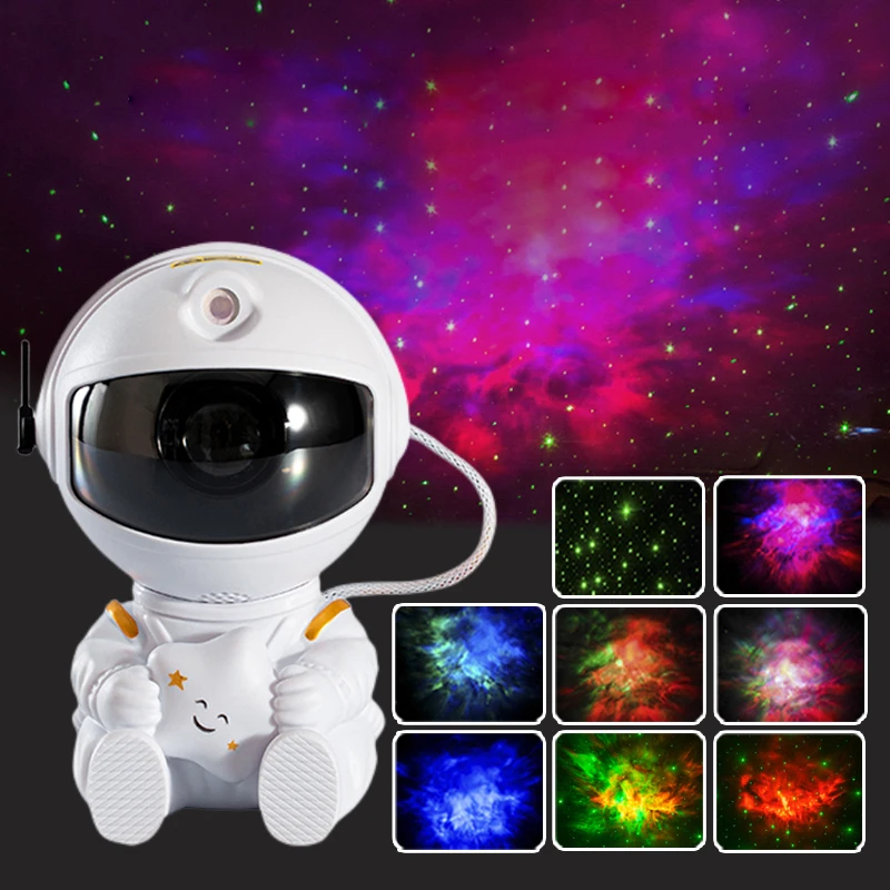 

Астронавт Звездное небо Проектор Ночной свет космический корабль лампа галактика океан Голосовое управление музыкой Светодиодная лампа д...
