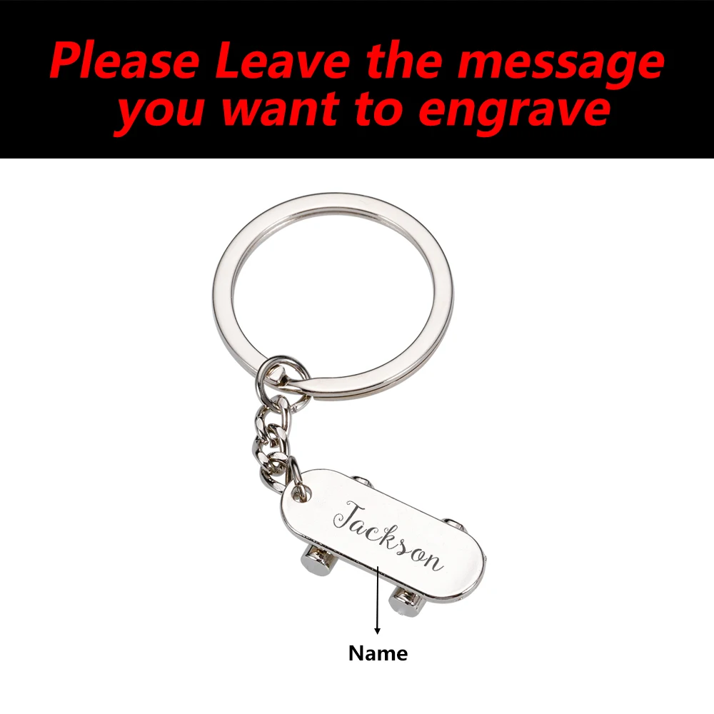 Индивидуальное название брелок для скутера новинка повседневный металлический