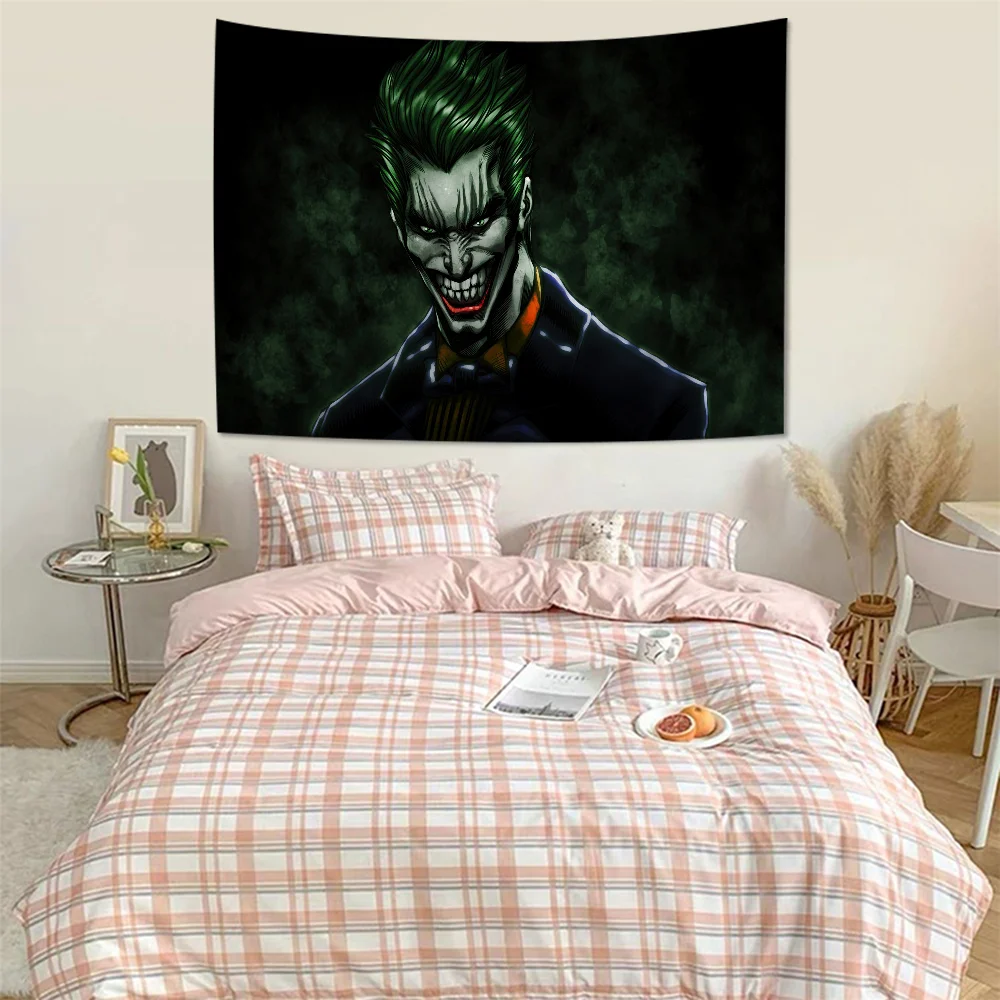 Cool-C-Clownes Аниме Гобелен Многоцветный Настенный Декор Полиэстер Хлопок Kawaii